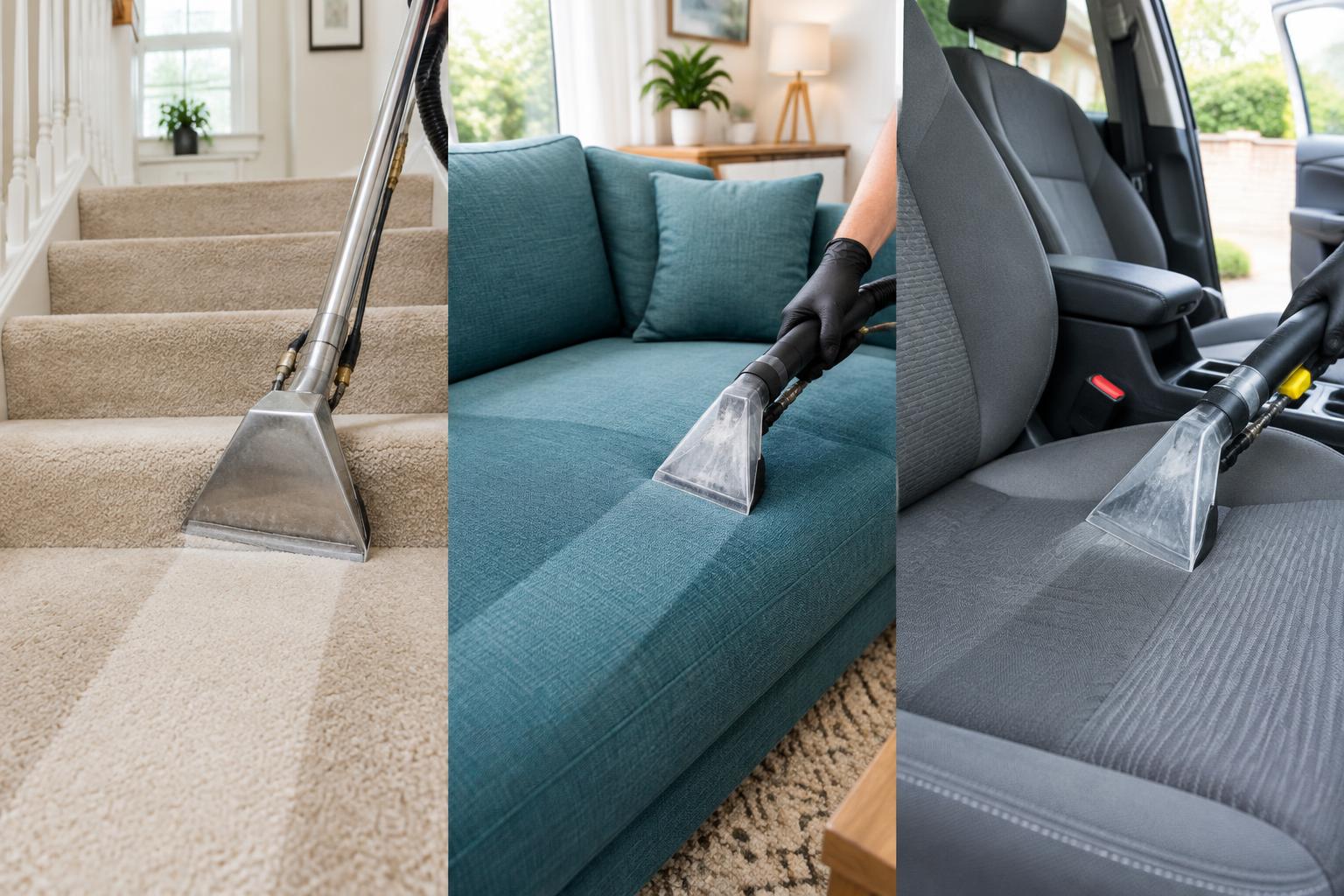 Professional stair carpet cleaning